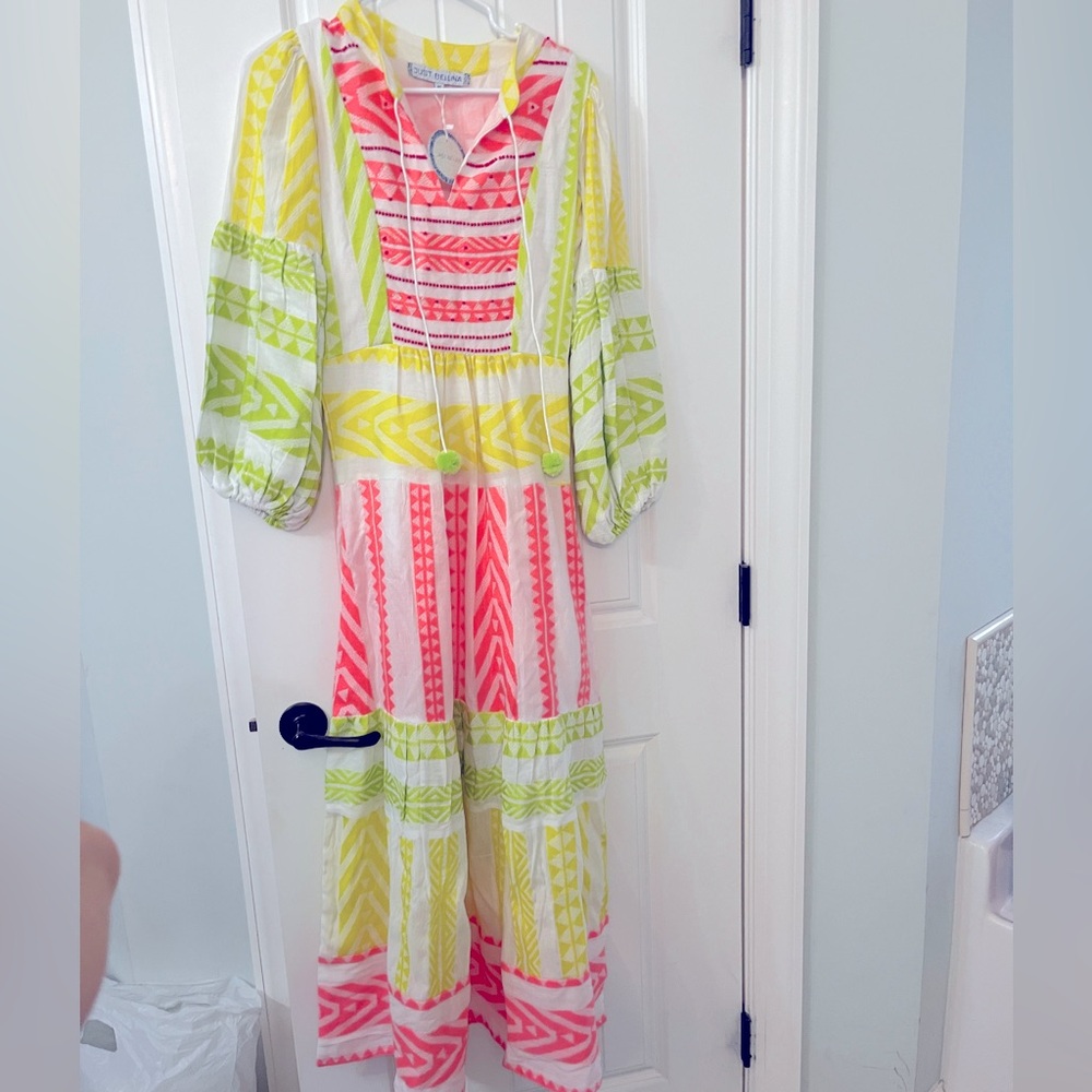 Just Bellina LS Maxi Dress NWT